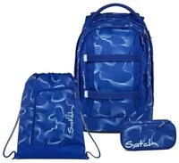 Satch Schulrucksack Pack (3tlg., inkl. Schlamperbox und Sportbeutel)