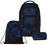Satch Schulrucksack Pack (3tlg., inkl. Schlamperbox und Sportbeutel)