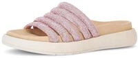 Pantolette GABOR, Damen, Gr. 39, pink (rosa), Textil, Schuhe Pantolette, Plateau,