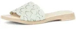 Gabor Pantolette Blockabsatz, Sommerschuh mit h&uuml;bschen Flechtriemen gr&uuml;n 36 EU (3,5