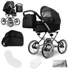 bergsteiger Kombi-Kinderwagen Venedig Retro-Kinderwagen 3in1, (10-tlg)