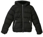 s.Oliver Junior Steppjacke mit Pl&uuml;sch- und Fleecefutter schwarz S (134/140)