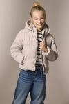 Steppjacke KIDS ONLY "KOGDOLLY SHORT PUFFER JACKET OTW", M&auml;dchen, Gr. 128, grau
