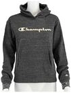 Champion Kapuzenpullover Hoodie Big Logo Print dunkelgrau M&auml;dchen