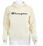 Champion Kapuzenpullover Hoodie Big Logo Print beige M&auml;dchen beige XS (116)