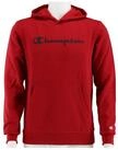 Champion Kapuzenpullover Hoodie Big Logo Print (gef&uuml;ttert) dunkelrot Kinder