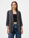 pieces Blusenblazer PCBOSELLA 3/4 PRINTED BLAZER NOOS mit 3/4 &Auml;rmel