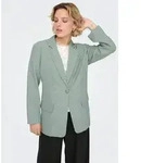 ONLY Kurzblazer ONLLINDA (1-tlg) Plain/ohne Details gr&uuml;n M (38)