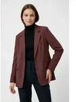 Vero Moda Longblazer VMZELDA LS LOOSE BLAZER NOOS l&auml;ssige Form, 1-Knopf Verschluss