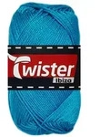 Kurtenbach 50 Gramm Twister Ibiza aus 100 % Baumwolle Farbauswahl Bastelgarn blau
