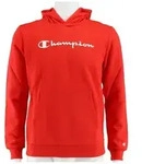 Champion Kapuzenpullover Hoodie Big Logo Print (gef&uuml;ttert) feuerrot Kinder rot L