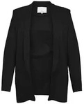 ONLY CARMAKOMA Jackenblazer CARPOPTRASH-ELLY LIFE L/S BLAZER TLR schwarz M (48)