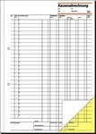 Sigel Formularblock Formularbuch Kassenabrechnung A4 VE=2x50 Blatt (5 St&uuml;ck)