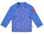 Sterntaler&reg; Funktionsshirt UV-Schutz 50+ Badeshirt langarm Krabbe (1-tlg) blau 116 