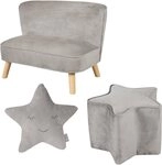 roba&reg; Kindersitzgruppe Lil Sofa, (Set, 3-tlg), bestehend aus Kindersofa,
