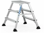 Zarges Trittleiter Zarges XLstep P - Podest breit 2 x 3 Stufen