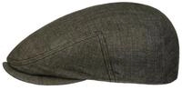 Stetson Flat Cap (1-St) Leinenm&uuml;tze mit Schirm, Made in the EU