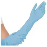 Franz Mensch Nitril-Handschuhe Hygostar "Extra Safe Superlong", Blau, 50 St&uuml;ck extra