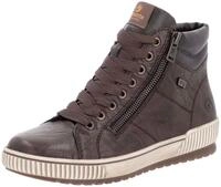 Schn&uuml;rboots REMONTE, Damen, Gr. 37, braun (dunkelbraun), Leder, Lederimitat, Schuhe