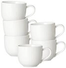 Ritzenhoff & Breker Tasse Saphir Kaffeetassen 220 ml 6er Set, 6-tlg., Porzellan