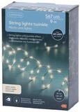 Lumineo LED-Lichterkette Lumineo Lichterkette STRING LIGHTS TWINKLE 567 LED 9 m, warm