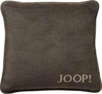 JOOP! Dekokissen JOOP! Kissen mit F&uuml;llung MELANGE-Doubleface Kastanie-Cashew 50 x