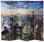 MCW Paravent LED Miami-5, Inkl. Beleuchtung mit 30 LEDs, Timer und Ein-/Ausschalter,