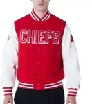 New Era Collegejacke Varsity NFL SIDELINE Kansas City Chiefs rot M (50/52)