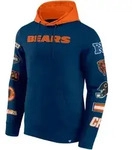 Fanatics Kapuzenpullover Chicago Bears NFL Sleeve Prints blau M