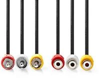 Nedis CVGL24305BK20 Audio- & Video-Kabel, Composite-Videokabel,...