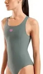 Arena Badeanzug W ARENA O BACK SWIMSUIT SOLID ONE PIECE gr&uuml;n 42