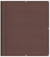 vidaXL Balkonsichtschutz Balkonabdeckung Braun 120x800 cm 100 % Polyester-Oxford