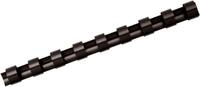 FELLOWES Thermo-Bindemappe Plastikbinder&uuml;cken A4 21 Ringe schwarz 14mm VE=25...
