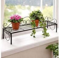 DanDiBo Blumenhocker Blumenregal Metall 75 cm Blumenst&auml;nder Mi Blumentreppe...