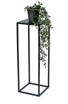 DanDiBo Blumenst&auml;nder Blumenhocker Metall Schwarz Eckig 70 cm Blumenst&auml;nder