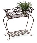 DanDiBo Blumenhocker mit Korb Blumenkasten Braun 75 cm 93980 L Pflanzenkasten...