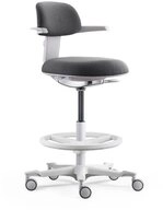 hjh OFFICE Drehstuhl Arbeitsstuhl Top Work 40 W Stoff mit Armlehnen (1 St),