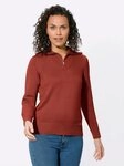Witt Strickpullover Pullover Langarm Materialmix