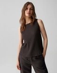 OPUS Shirttop Ipoma slit aus weichem Jersey mit Rippstruktur Seitenschlitze...