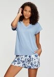 LASCANA Shorty (Set, 2 tlg) mit bedruckter Shorts