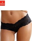 Vivance Panty (Packung, 2 St&uuml;ck) aus elastischer Spitze, sexy Dessous
