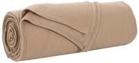 vidaXL Bett&uuml;berwurf &Uuml;berwurfdecke Kamel 210 x 140 cm Fleece