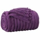 vidaXL Bett&uuml;berwurf &Uuml;berwurfdecke Lila 200 x 150 cm Fleece