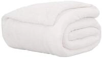 vidaXL Bett&uuml;berwurf &Uuml;berwurfdecke Wei&szlig; 130 x 150 cm Fleece