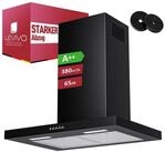 Levivo Wandhaube A++ 380 m&sup3;/h Dunstabzugshaube 60cm Umluft & Abluft A++ 380...