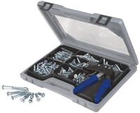 Hohlraumd&uuml;bel Metall-Hohlraumd&uuml;bel-Set mit Zange 188-tlg.