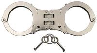 MFH Polizei-Kost&uuml;m MFH Handschellen, mit Gelenk, stabile Ausf&uuml;hrg., 2...