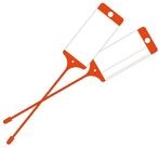 EICHNER Etiketten Warenanh&auml;nger 9219-00775 neutral rot 100 St&uuml;ck
