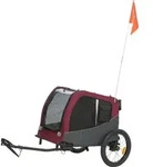 TRIXIE Fahrradhundeanh&auml;nger Grau/Rot rot 66 cm x 76 cm x 74 cm