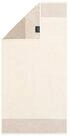 Caw&ouml; Handtuch TWO TONE, 50 x 100 cm, Beige, Creme, Baumwolle (1-St), Made in...